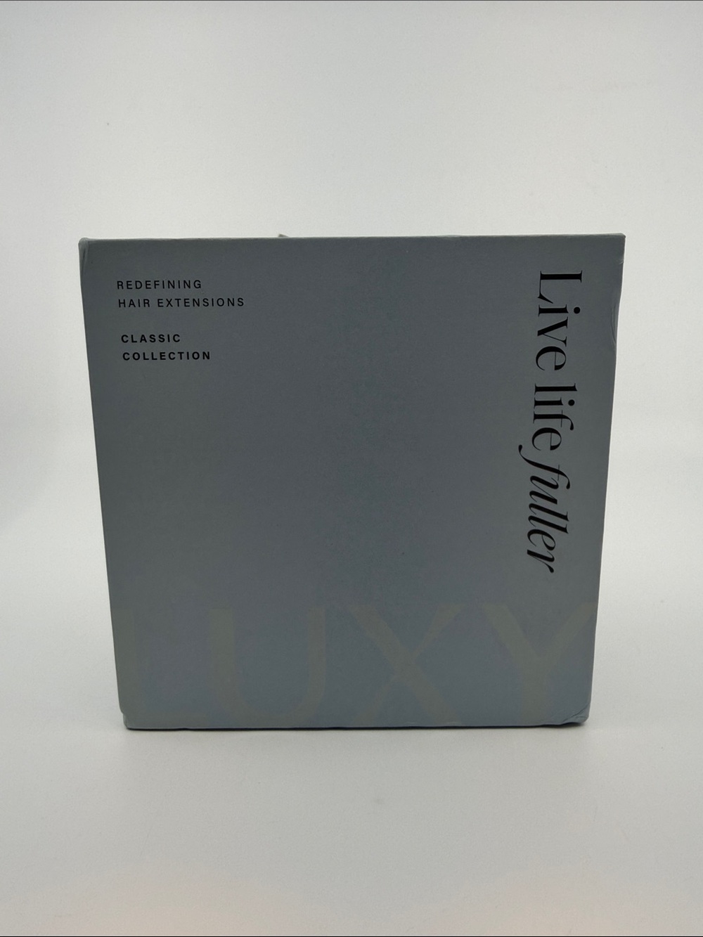LUXY Classic Clip-In Hair Extensions - Dark Brown #2 20” New Open Box 200g
